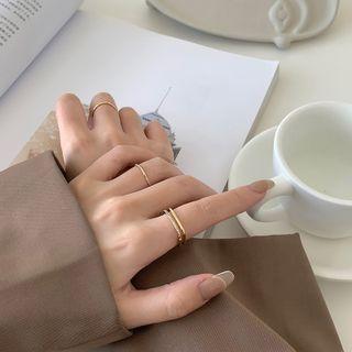 Rhinestone / Alloy Open Ring (various Designs)