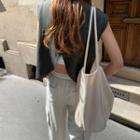 Wrap-back Sleeveless Top Charcoal Gray - One Size