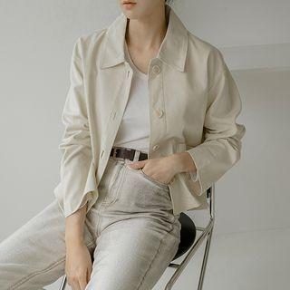 Collared Patch-pocket Jacket