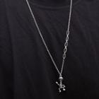 Alloy Skull Pendant Necklace As Shown In Figure - One Size