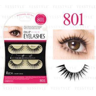 D-up - Rich Eyelashes (#801 Volume) 2 Pairs