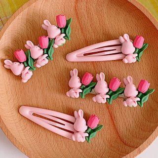 Rabbit Flower Hair Clip (various Designs)
