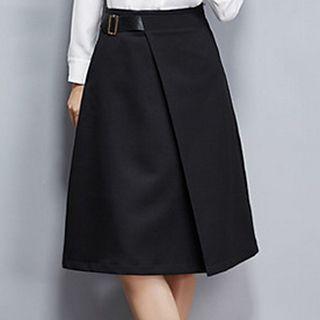 Wrap A-line Skirt