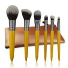 Set Of 6: Bamboo Handle Makeup Brush As Shown In Figure - One Size