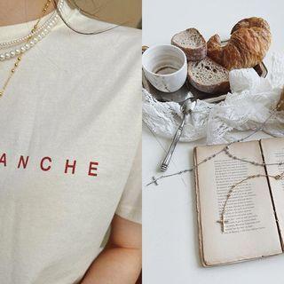 Cross-pendant Thread Necklace