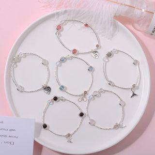 Faux Crystal Alloy Bracelet