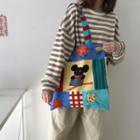Cartoon Print Tote Bag 2 Side - Mouse - Multicolor - One Size
