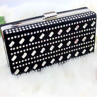 Jeweled Square Clutch