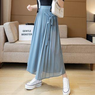 Accordion Pleated Wide Leg Pants