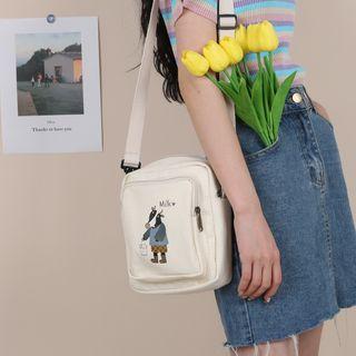 Print Zip Crossbody Bag