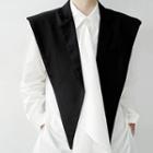 Lapel Scarf Black - One Size