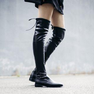 Elastic Over The Knee Boots