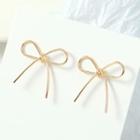 Copper Bow Earring