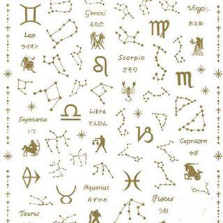 Horoscope Nail Art Decoration