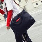 Contrast Applique Carryall Bag Black - One Size