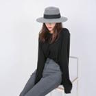 Extra Long-sleeve Wool Blend T-shirt