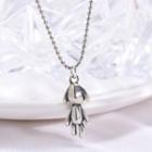 S925 Sterling Silver Dog Pendant Pendant - No Chain - One Size