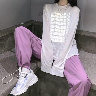 Japanese Character Long-sleeve T-shirt / Sweatpants