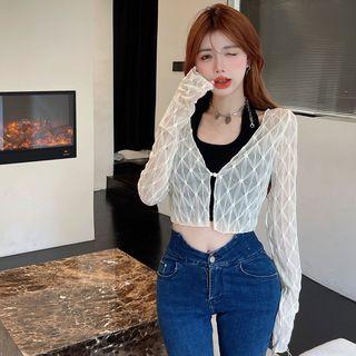 Shirred Crop Jacket