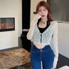 Shirred Crop Jacket