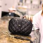 Quilted Mini Crossbody Bag Black - One Size
