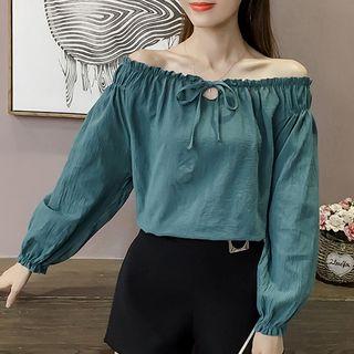 Plain Off Shoulder Blouse