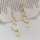 Pendant Drop Earring Gold - One Size