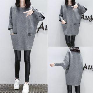 Mock Two-piece Oversized T-shirt