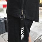 Short-sleeve Side-zip T-shirt