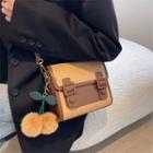 Faux Leather Satchel / Charm / Set