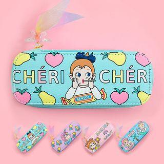 Cartoon Print Glasses Case (various Designs)