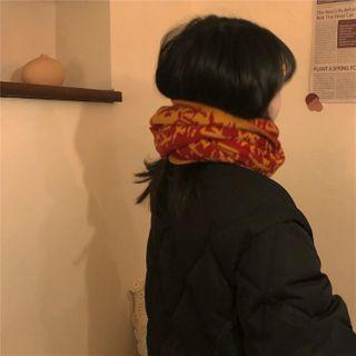 Chinese New Year Scarf Red & Tangerine - One Size
