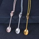 Spoon Pendant Alloy Necklace