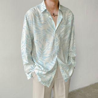 Long-sleeve Leaf Shirt