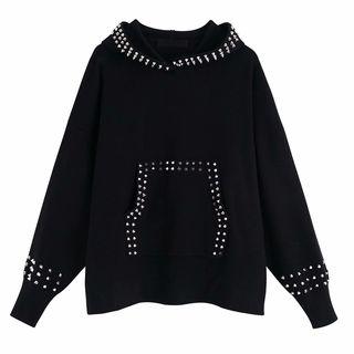 Studded Hooded Sweater