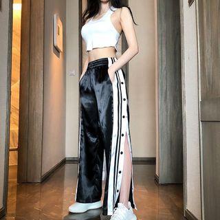 Buttoned Seam Sweatpants