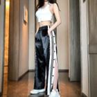 Buttoned Seam Sweatpants