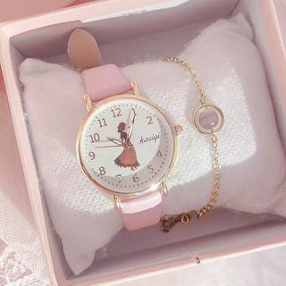 Set: Printed Watch + Bracelet