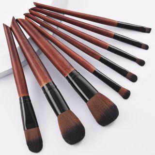 Set Of 8 : Make-up Brush Set Of 8 - 22062103 - Wood - One Size