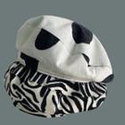 Milk Cow / Zebra Print Beret Hat