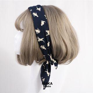Printed Neck Scarf As Shown In Figure -