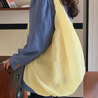 Nylon Hobo Shopper Bag