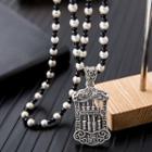 Alloy Abacus Pendant Necklace