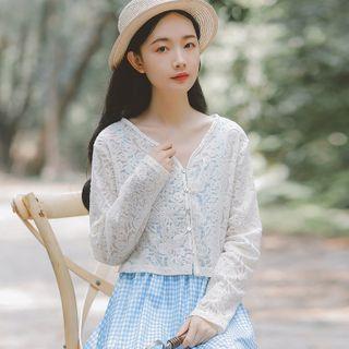 Lace Flower Cardigan Jacket