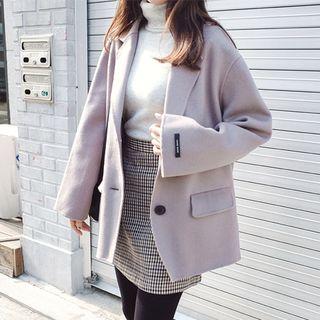 Single-breasted Short Coat