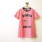 Plaid Short-sleeve Top