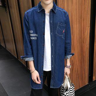 Letter Denim Shirt