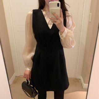 See-through Top / Pinafore Dress