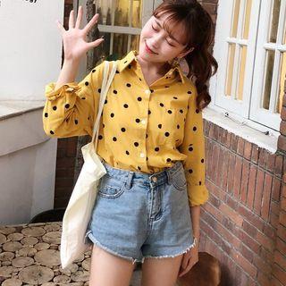 Dot Print Blouse