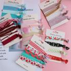 Set: Printed Knot Hair Tie (assorted Designs)